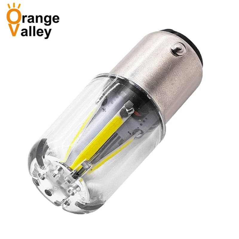 

100 шт. Ba15s P21w Светодиодная лампа 1156 COB 1157 Led Bay15d P21/5w автомобильная лампа указателя поворота Стоп светильник заднего хода