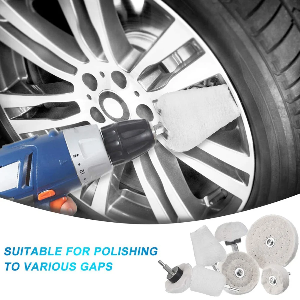 

TOP 7Pcs Polishing Wheel Polishing Disc for Drill Polishing Attachment Rim Polishing Attachment Drill Polishing Buffing Pad