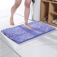 chenille bathroom carpets silicone absorbent non slip home mats soft plush floor carpet bathtub balcony kitchen floor rugs