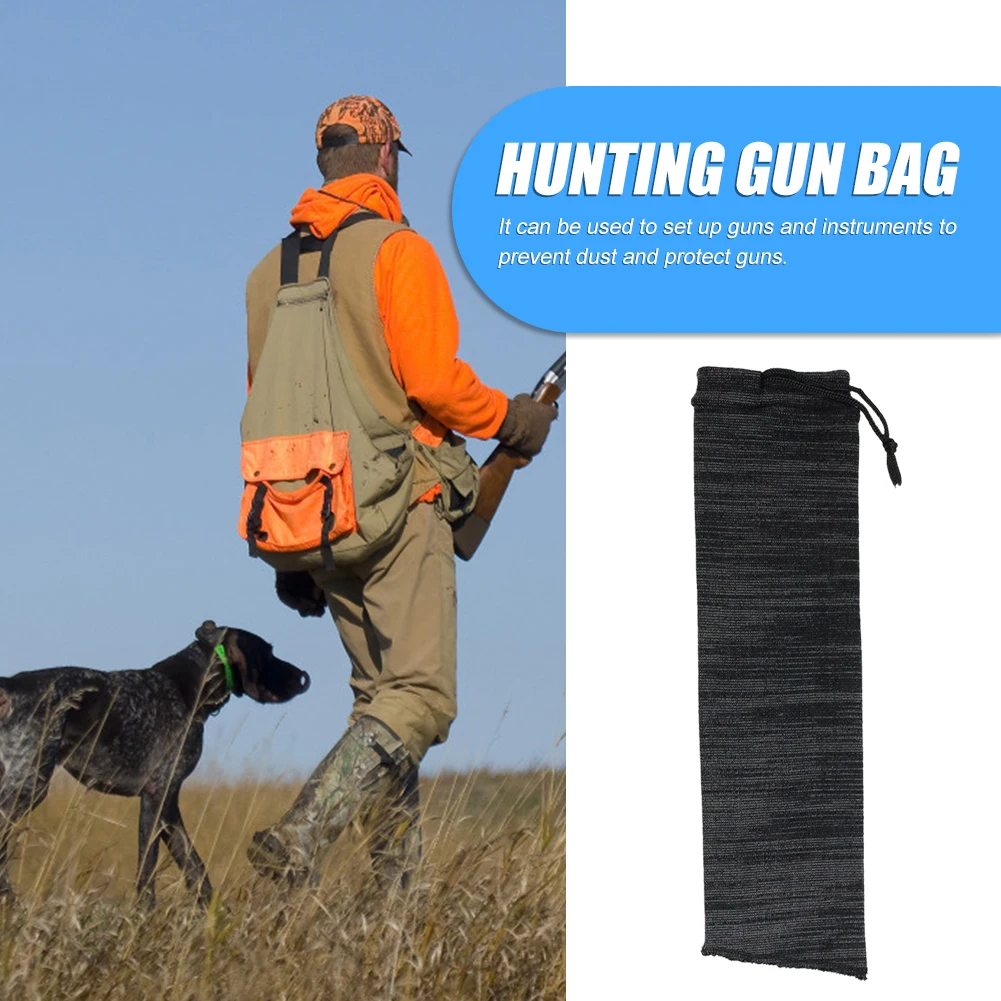 

Moistureproof Storage Sleeve Case Knitting Hunting Gun Protector Cover Dustproof Socks Outdoor Rifle Equipment