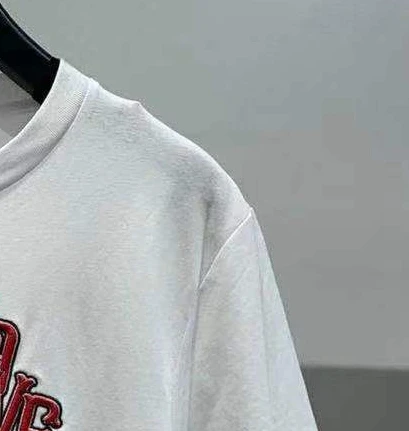 

2020 Spring and Summer New Letter Pattern Embroidery Printing Casual Solid Color T-shirt