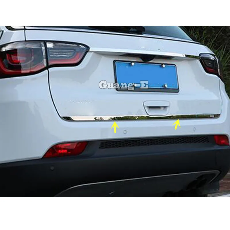 Для Jeep Compass 2017 2018 2019 2020 автомобильный Стайлинг детектор крышка из нержавеющей