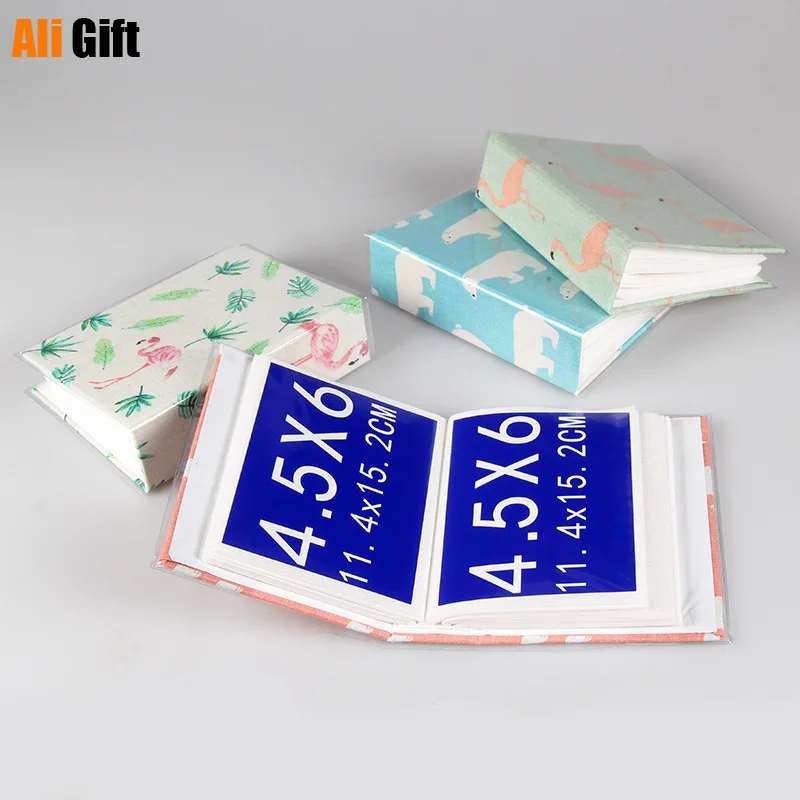 6 дюймовый фотоальбом мультяшная Милая рамка для хранения картин 100 листов альбом