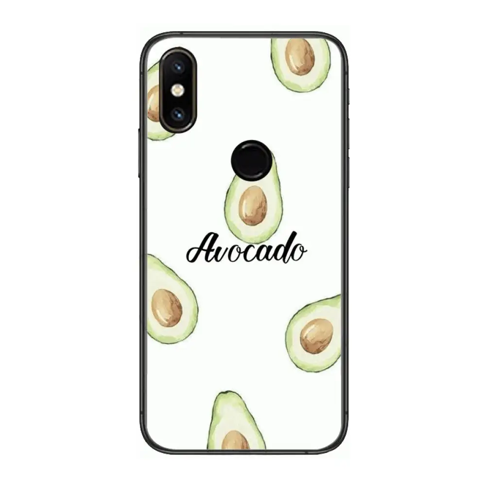 

Avocado Phone Case For xiaomi M2 C3 X3 F2 Lite NFC 6 5 x Poco k30 Pro Anime Black Cover Silicone Back Pretty