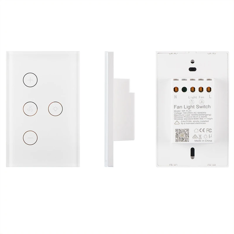 Умный светильник ель света вентилятора Wi-Fi TUYA настенный потолочный вентилятор