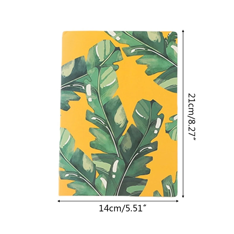 

2x A5 Simple and Fresh Style Notebook Paper 60 pages Diary Gift for Home Office School Home Mini Note ,Assorted Colors