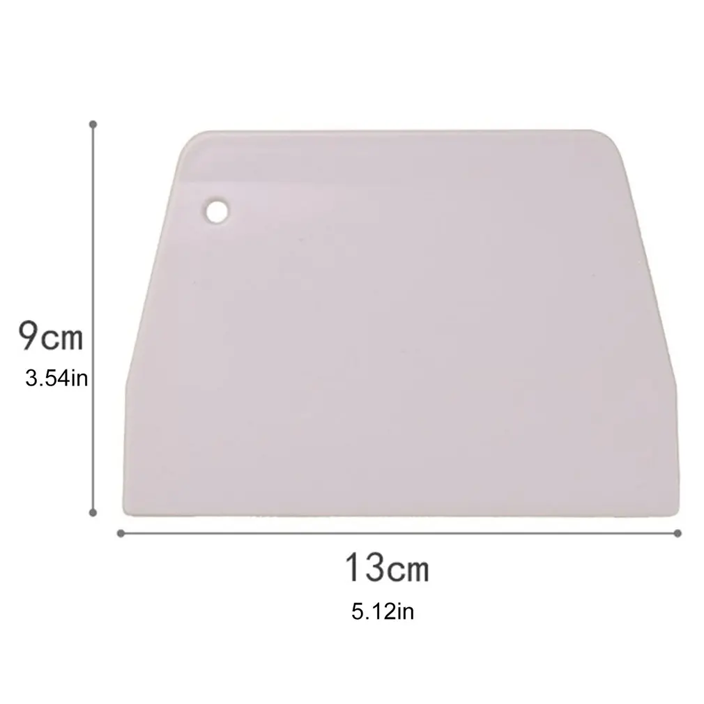 Baking Tools Plastic Scraper Trapezoidal Small Cream Cake Dough Cutting Knife | Дом и сад