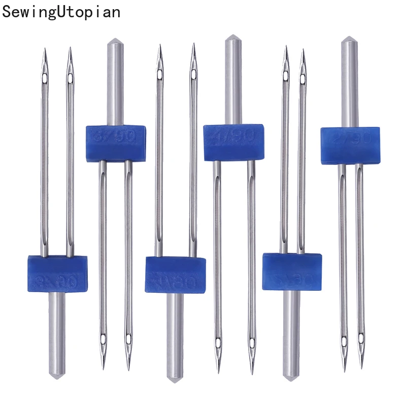 6 шт 2/3/4 мм многофункциональный двойной иглы булавки для швейной машины Запчасти