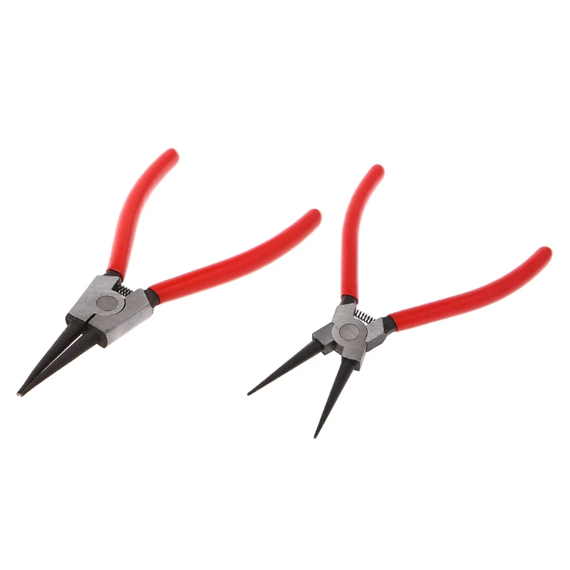 7-дюймовые Стопорные щипцы с внутренними и внешними прямыми изогнутыми кольцами |