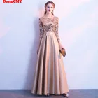 Длинные вечерние платья с блестками DongCMY, размера плюс