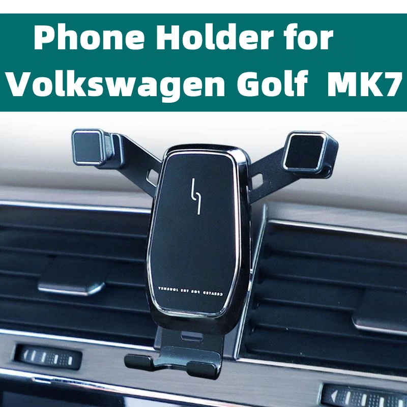 

Accessories Car Mobile Phone Holder Air Vent Mount Clip Clamp Navigation for Volkswagen VW Golf 7 Golf7 MK7 2015 2016 2018 2019