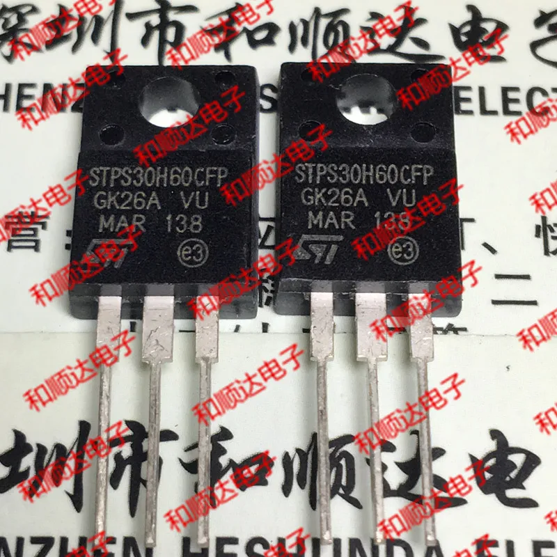 

10 шт./лот STPS30H60CFP новый спот TO-220F 30A 60V