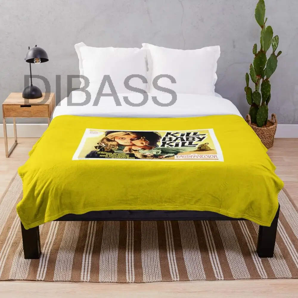 

Одеяло Kill, Baby, Kill (1966), супермягкое покрывало, легкое плюшевое фланелевое одеяло для кровати, подходит для взрослых и детей