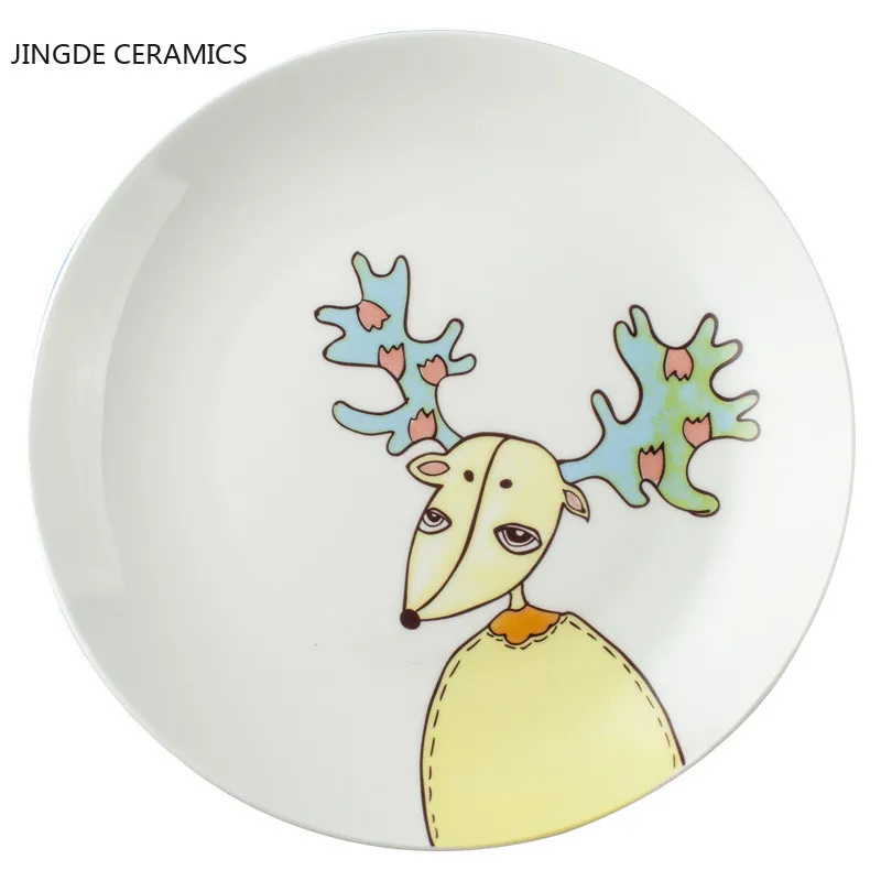 Прямая продажа западные блюда из стейка керамическая посуда милая детская
