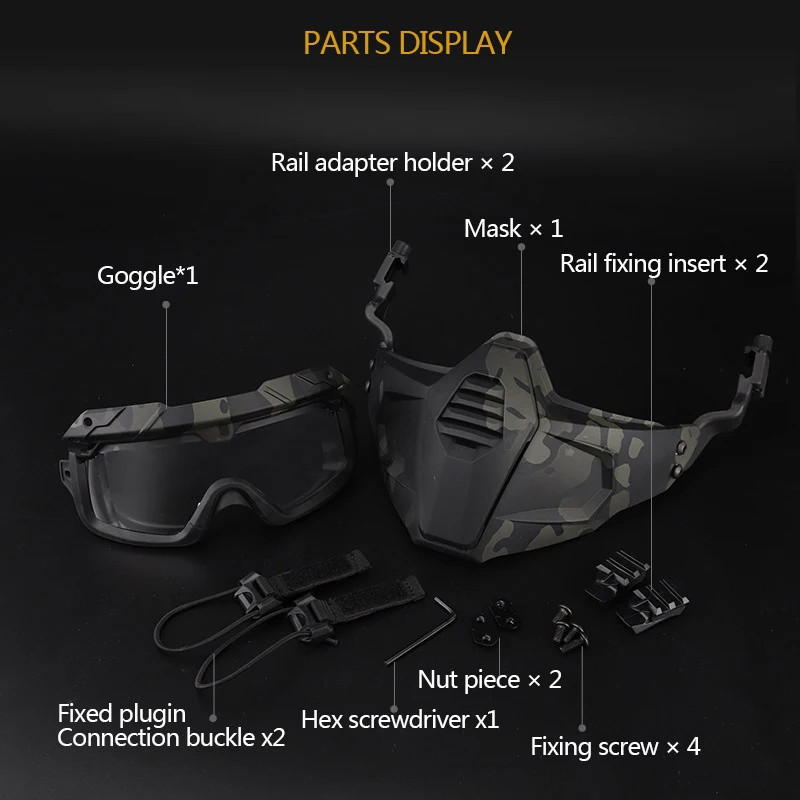 Страйкбол пейнтбольная маска для охоты + тактические очки пейнтбола тактическая
