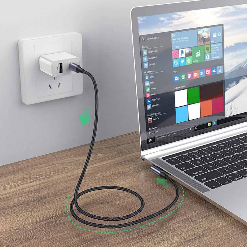 PD 100W USB C To USB C Fast Charger Dual Type C Charging Data Sync USB Cable For Mobile Phone Samsung Xiaomi Redmi Huawei