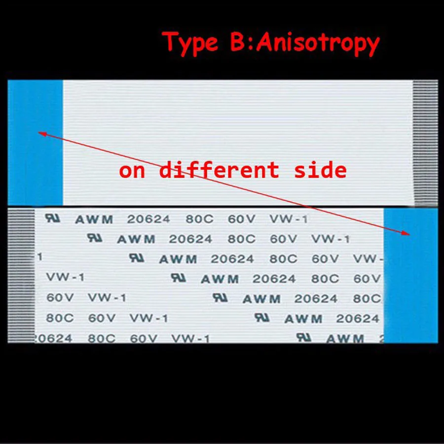 10 шт. Гибкий плоский кабель FFC с той же стороны/обратной стороны см 1 0 мм