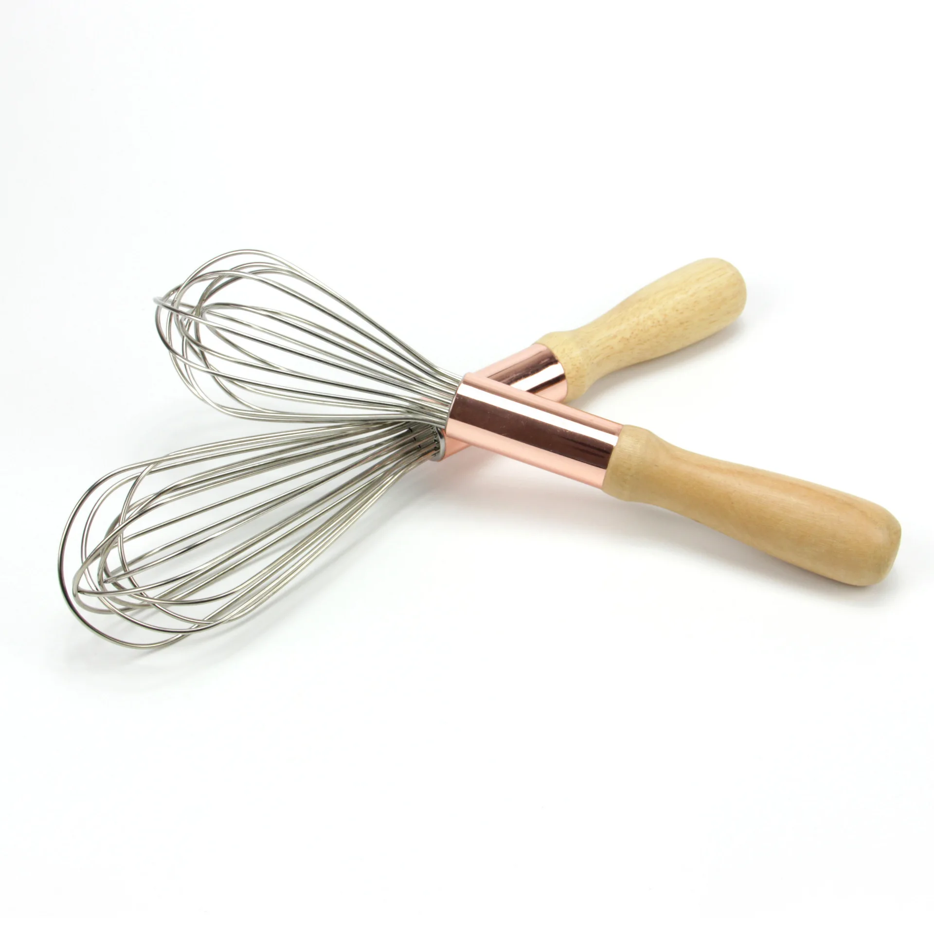 Миксер с венчиком для напитков деревянной ручкой яиц кухонные инструменты
