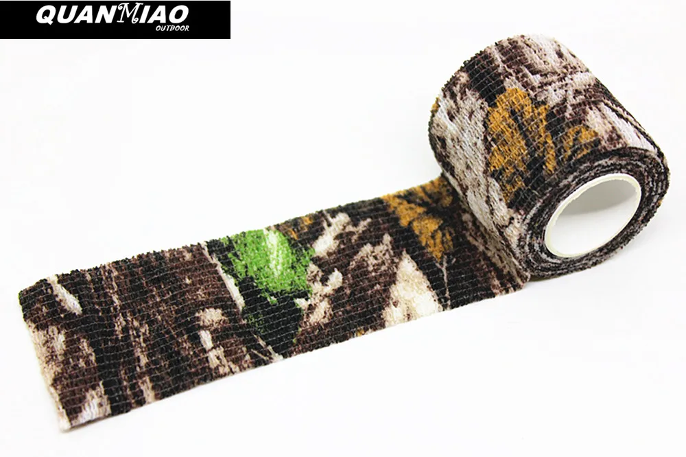 Bionic Camo 3 шт./партия эластичная невидимая лента охотничья Военная Камуфляжная Лента страйкбол Пейнтбол пистолет винтовка стрельба тянущаяся повязка Камуфляжная Лента X3 - Цвет: Bionic Camo