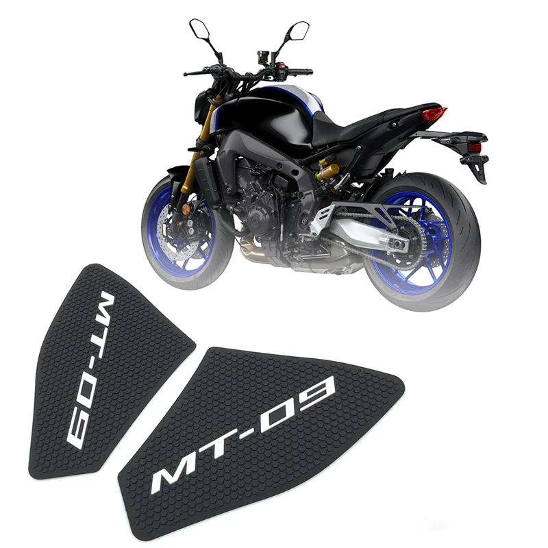 

For Yamaha MT-09 MT 09 MT09 2021+ Motorcycle Side Tank Traction Side Pad Gas Fuel Knee Grip Sticker Decal Tankpad