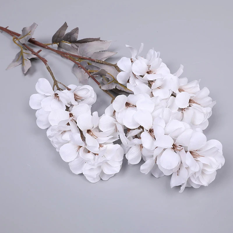 

1pc Hyacinth simulation flower wedding road lead flower arrangement violet artificial silk flowers