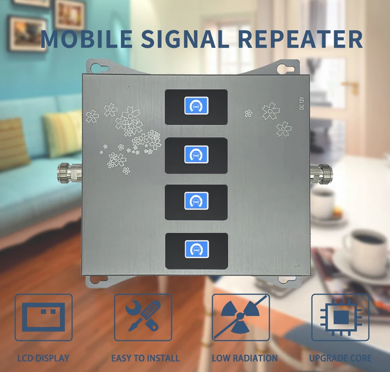 

2G 3G 4G LTE Cellular Booster Band20 800 900 1800 2100 2600 mhz Cell Phone Repeater Mobile Signal Amplifier GSM DCS WCDMA Set