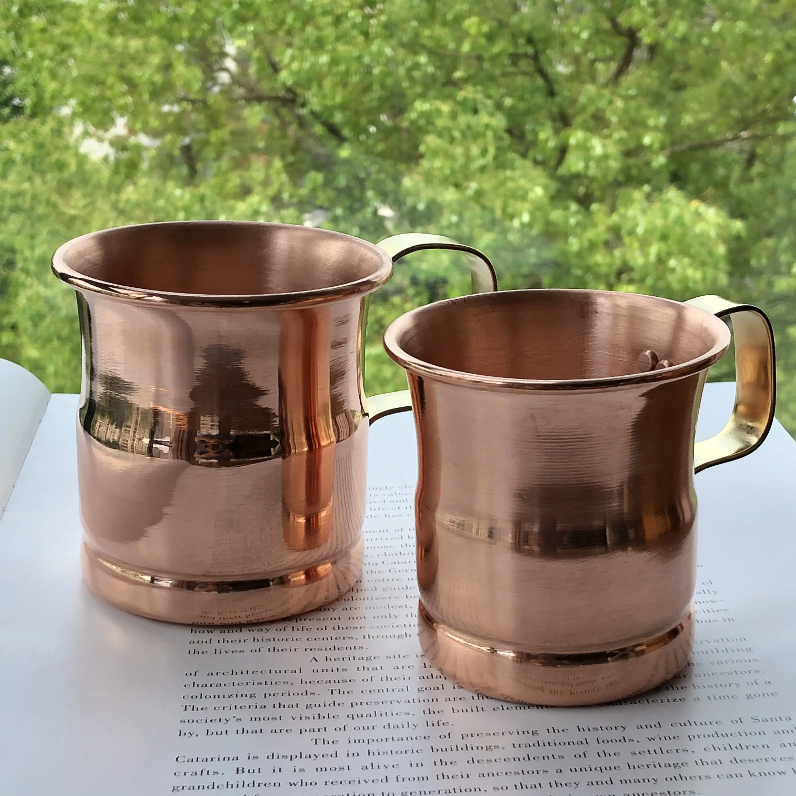 

Pure Copper Beer Milk Mug Handcrafted Moscow Mule Cup Moscow Mule Drinkware Tableware