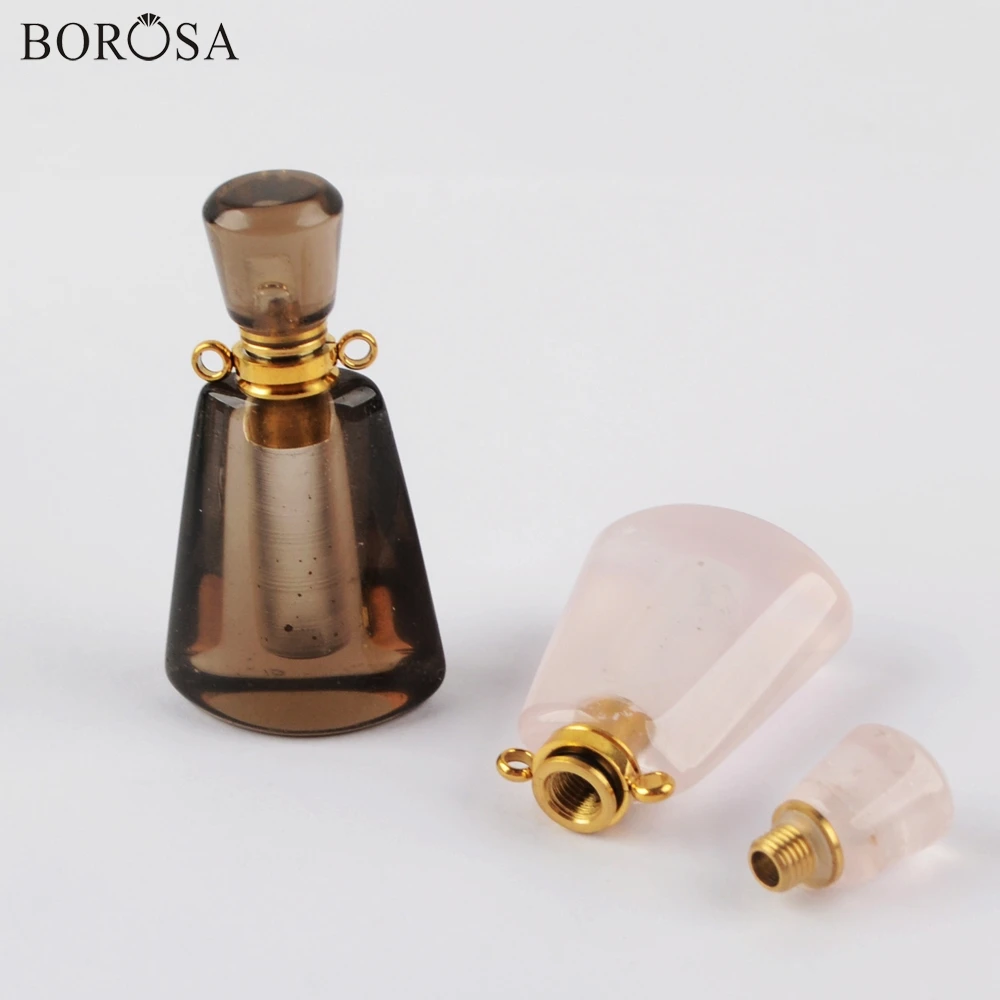 BOROSA 3 шт. золотые разнообразные натуральные драгоценные камни диффузор