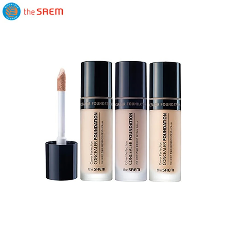 

THE SAEM Cover Perfection Concealer Foundation 38g Liquid Mineral Touch Whitening Soft Matte Oil-control