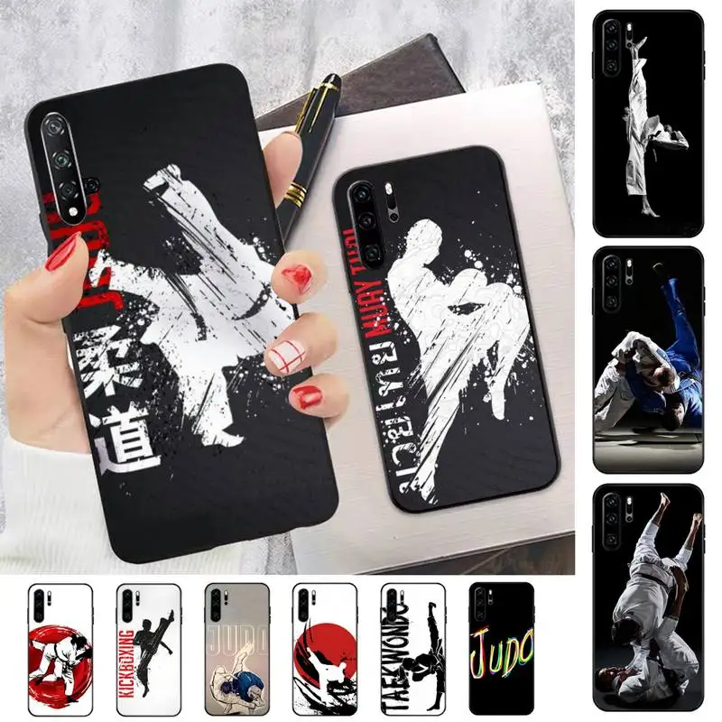 

FHNBLJ Mode Judo Sport Phone Case for Huawei P30 40 20 10 8 9 lite pro plus Psmart2019