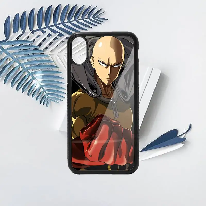 

Japan Anime One Punch Man Phone Case PC for iPhone 11 12 pro XS MAX 8 7 6 6S Plus X 5S SE 2020 XR