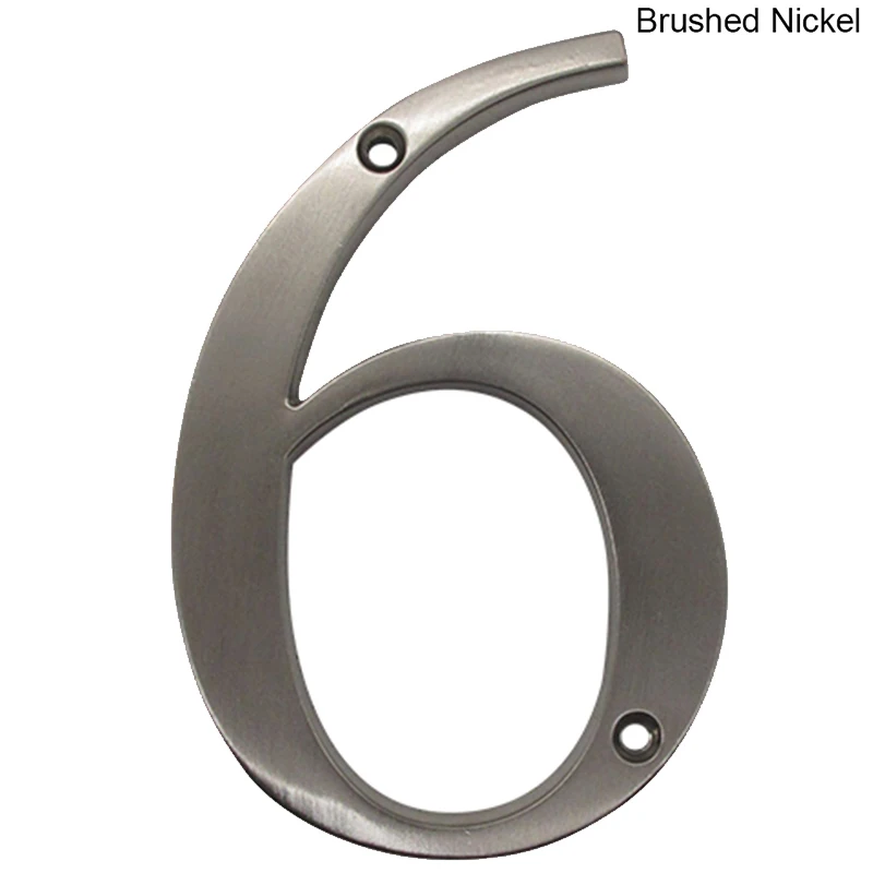 4" 101mm Height House Number Door Address Number Digits Zinc