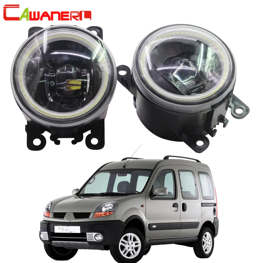 Cawanerl 2 X автомобиль светодиодный противотуманный светильник Ангел глаз DRL 12 В для