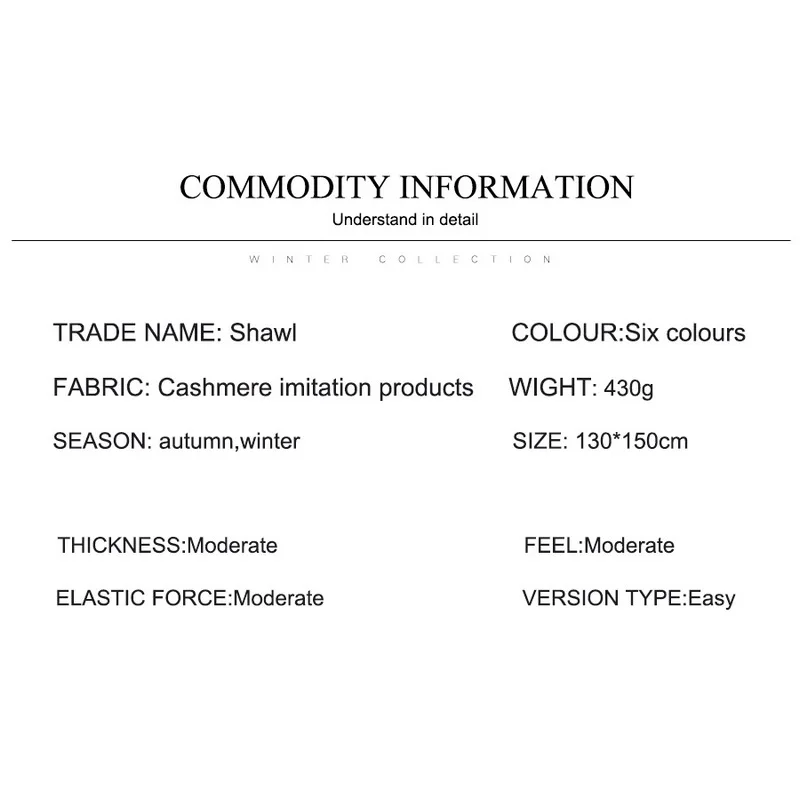 Новинка 2020 Модный женский зимний шарф FXFURS одеяло женское пончо теплое шерстяное