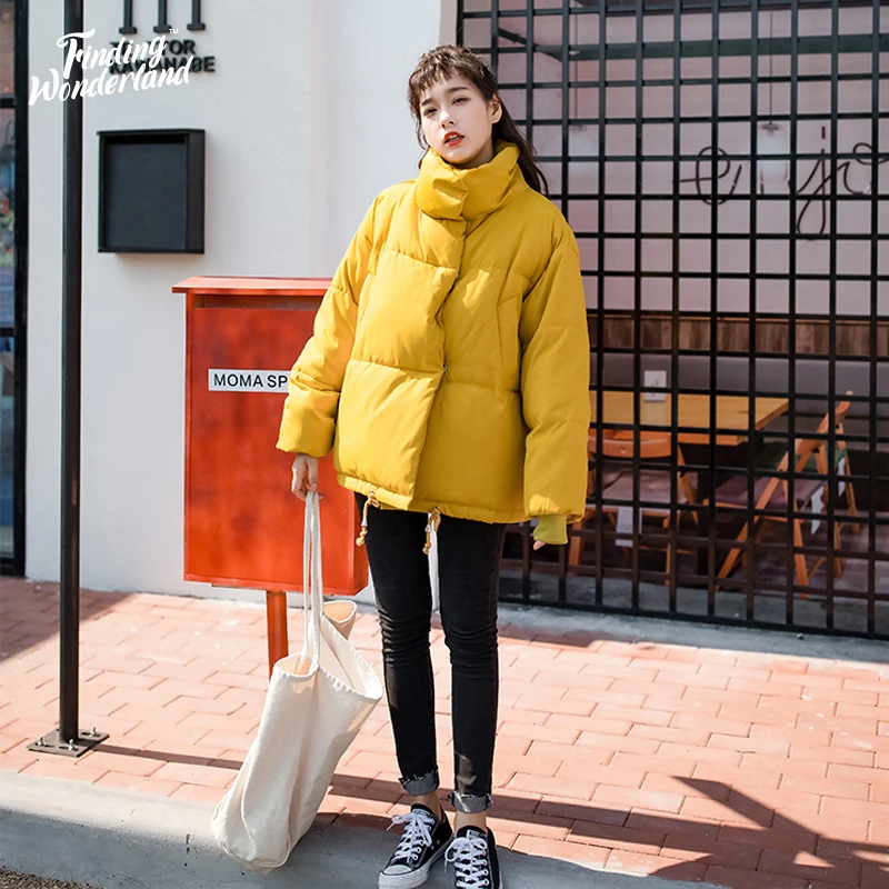 2019 зимняя женская стеганая куртка с хлопковой подкладкой утепленное пальто для