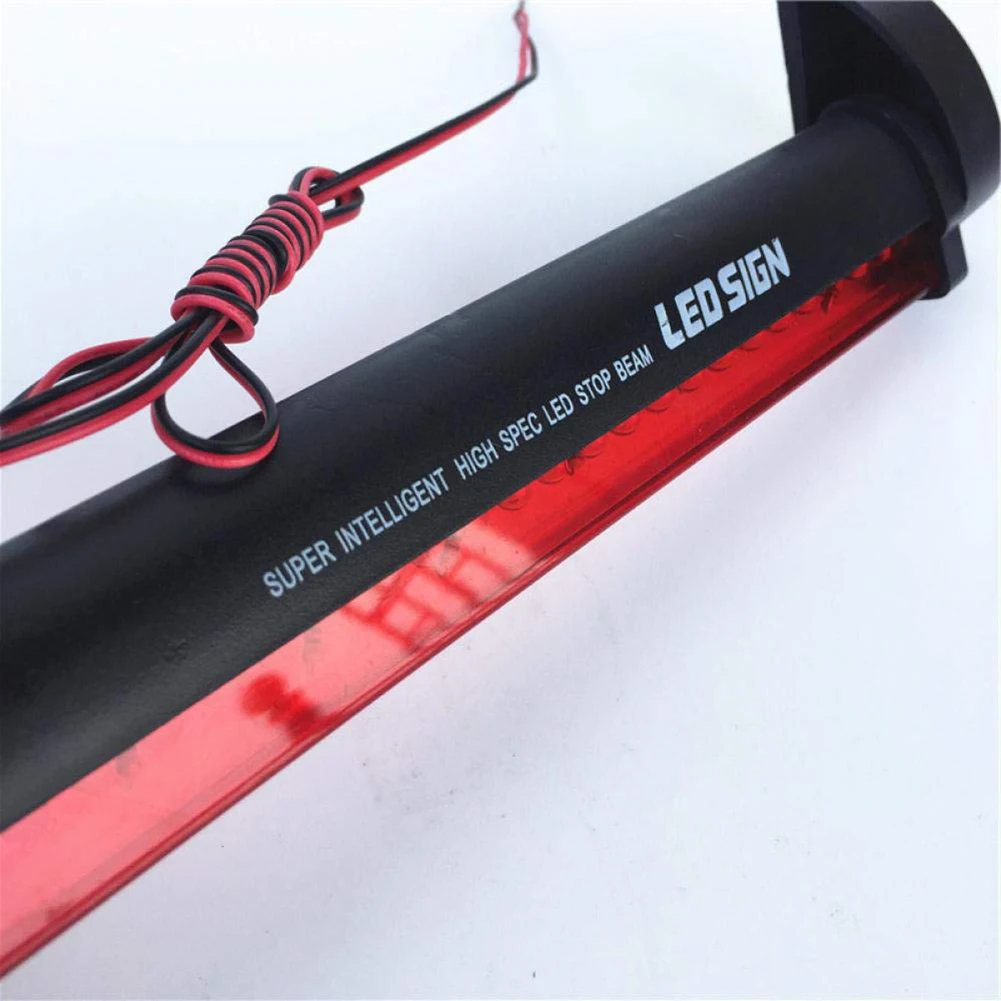 12V Универсальный красный светодиодный автомобильный Стайлинг стоп светильник