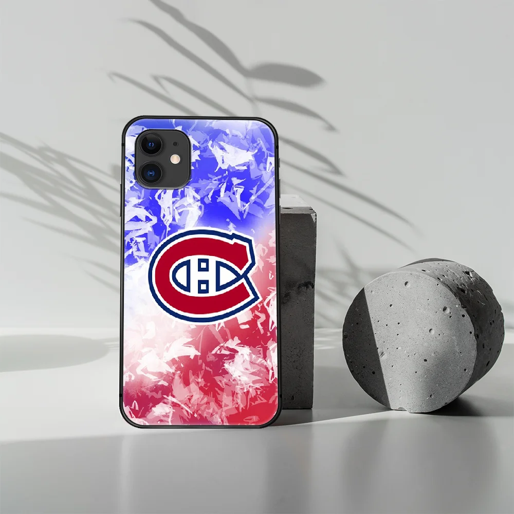

Montreal Ice Hockey Canadien Phone Case Cover Hull For iphone 5 5s se 2020 6 6s 7 8 12 mini plus X XS XR 11 PRO MAX black Coque