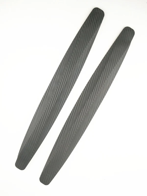 Black carbon fiber Автомобильный передний/задний/анти-столкновения стикер на бампер автомобиля для Nissan Teana X-Trail Qashqai Livina Sunny Tiida Sunny March Мурано Geniss - Название цвета: Black carbon fiber