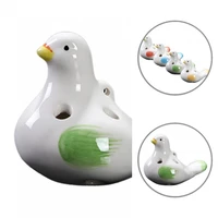 compact exquisite 6 hole pigeon musical instrument ocarina for novice