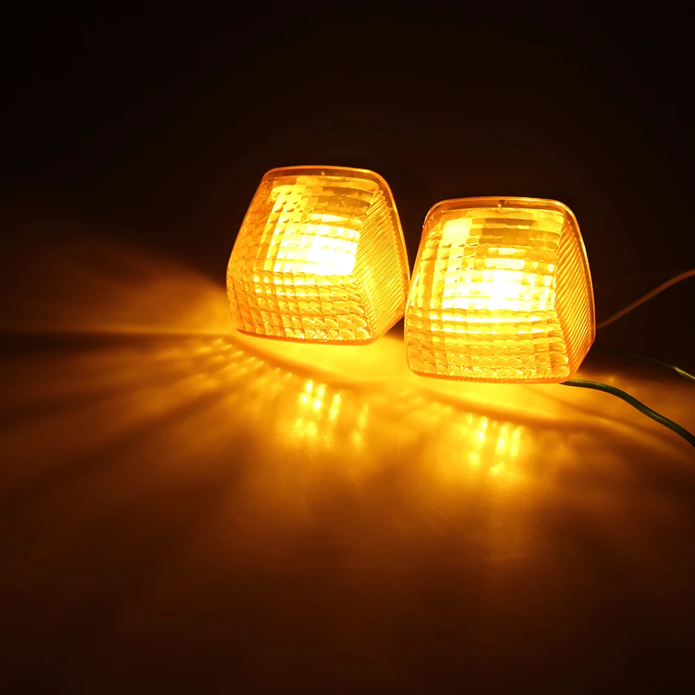 

Motorcycle Front Or Rear Yellow LED / Halogen Turn Signals Indicator Blinker Light For Honda VFR400 NC30 CBR250 MC22 RVF400 NC35