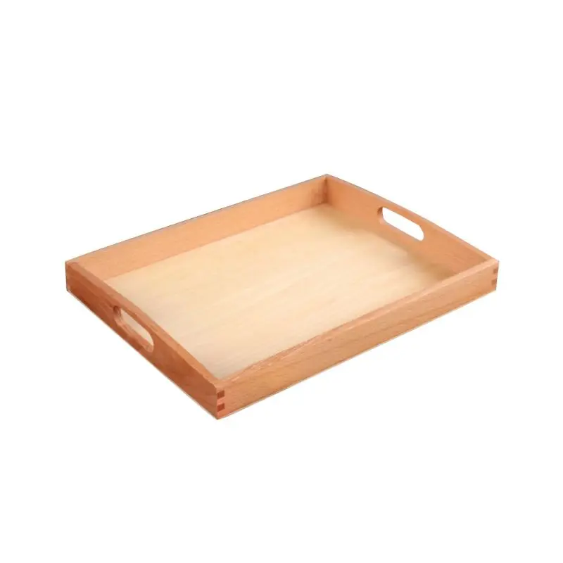 

Kids Wooden Tray Toy Organizer Early Teaching Aid Good Habit Training Baby Gift C5AF