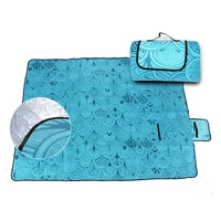 2x1 5mwaterproof folding picnic mat outdoor camping beach moisture proof blanket portable camping mat hiking beach padd