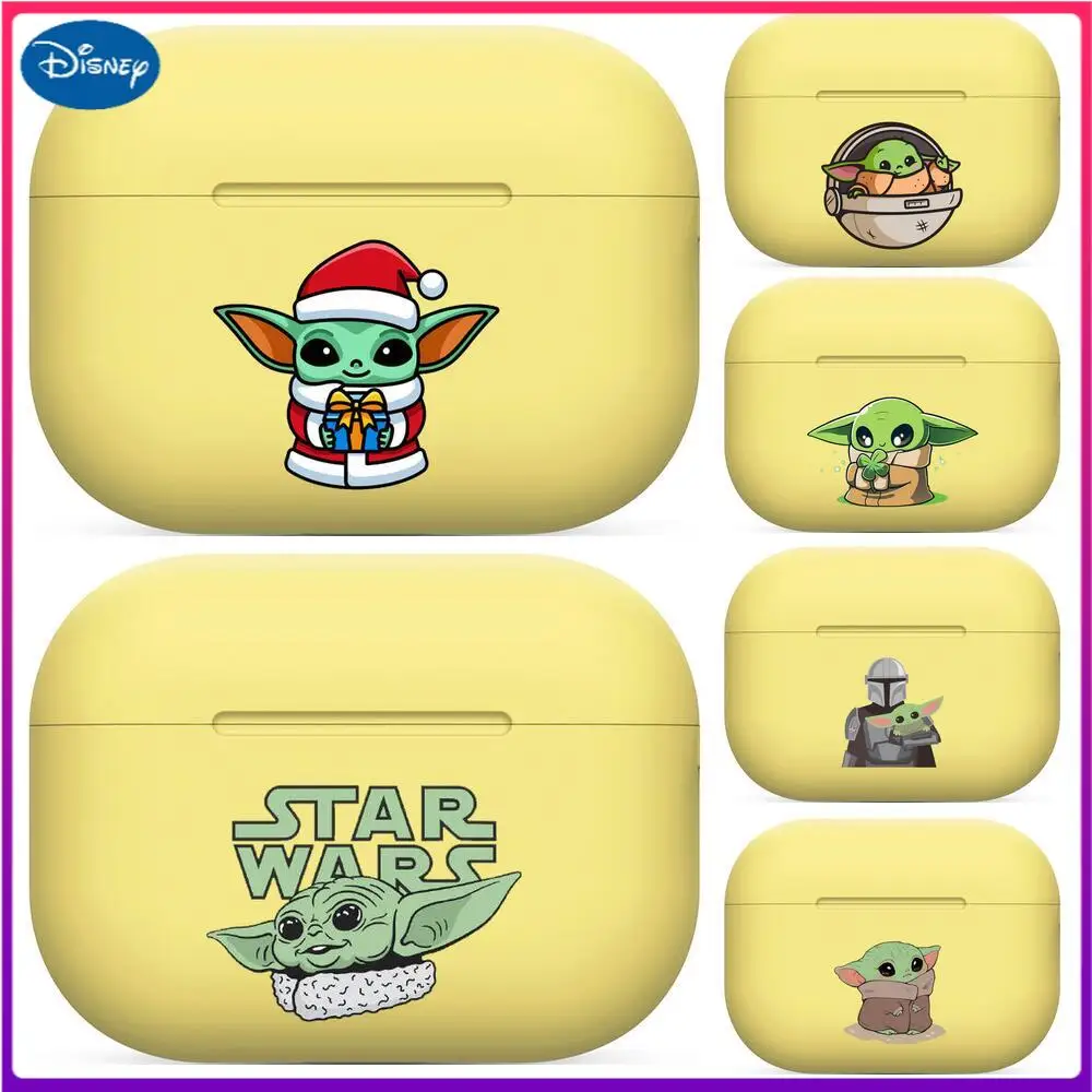 

Star Wars Baby Yoda Silicone Case For AirPods Pro 3 2 1 Case Cover Coque Wireless Bluetooth Headphones Cover On AirPods Pro Fund