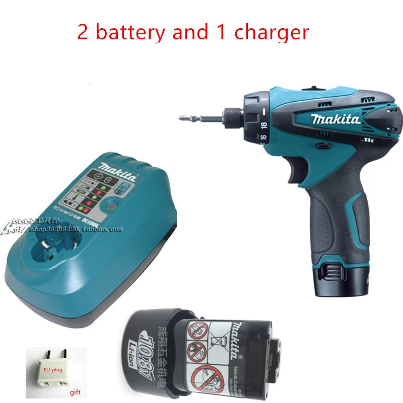 Аккумуляторная дрель MAKITA DF030DZ DF030DWE DF030D 10 8 В 1/4 ''LXT только для