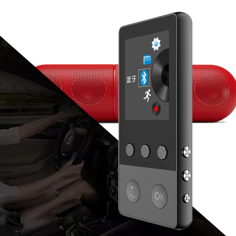 Металлический mp3 плеер Bluetooth портативный o Lossless HiFi музыкальный MP4 спортивный Walkman с