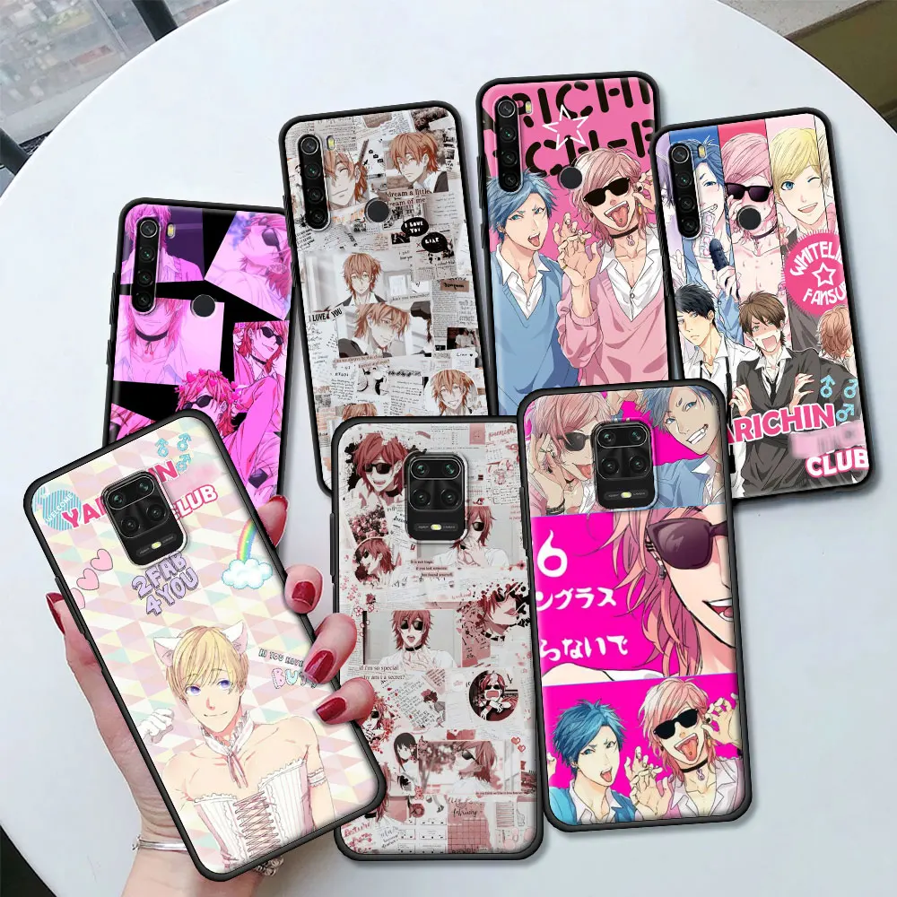 

Yarichin Club Anime Silicone Case Coque For Xiaomi Redmi Note 9S 9 8 Pro 8T 8 8A 9A 9C 9i 7 7A K30 6 6A Back Cover Funda Capa
