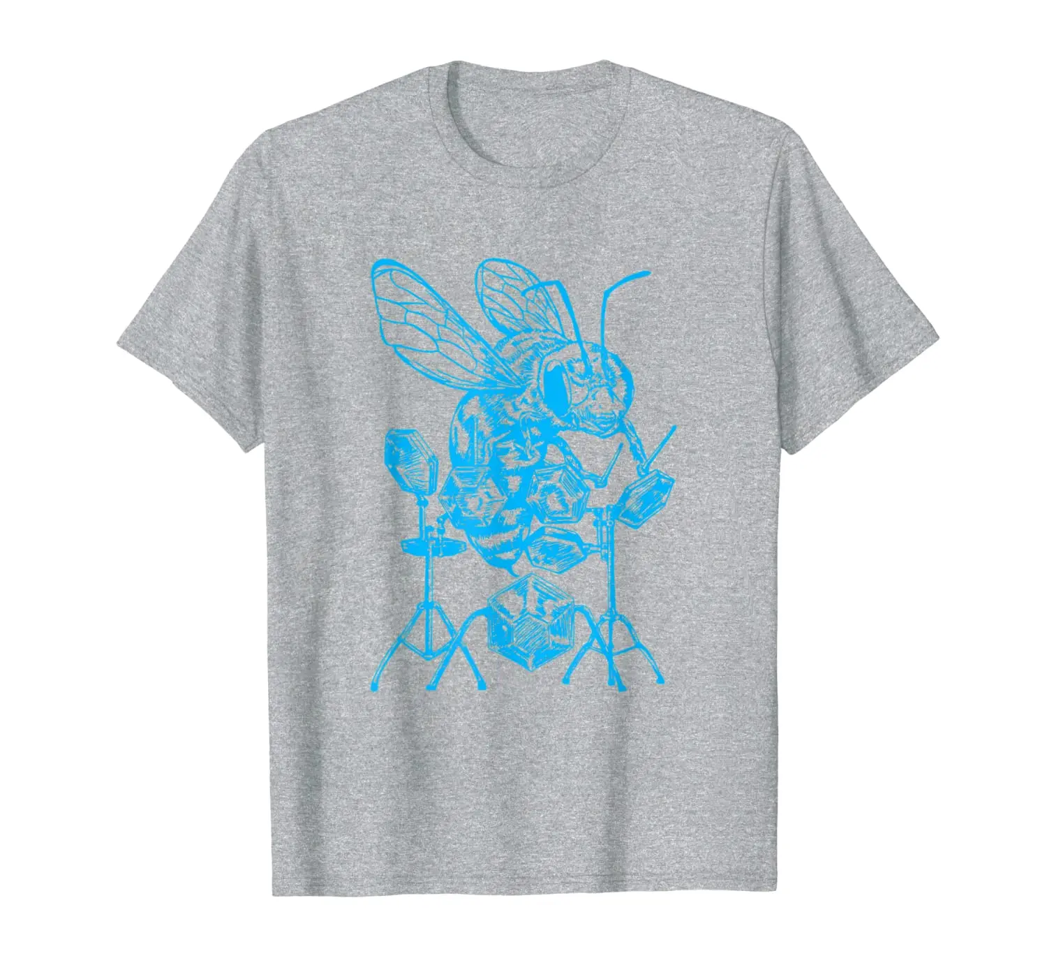 

SEEMBO Bee Playing Drums Drummer Drumming Musician Fun Band T-Shirt