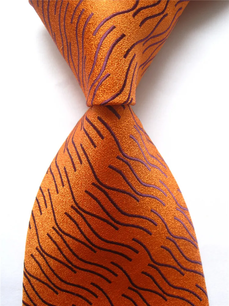 Новые Классические мужские Галстуки Синий Фиолетовый Пейсли Клетчатый 100%