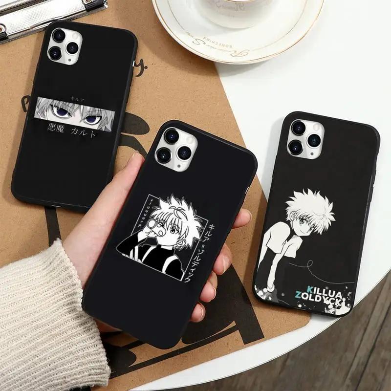 

Hisso Hunter X Hunter Kiya anime Phone Case For iphone 12 11 13 7 8 6 s plus x xs xr pro max mini