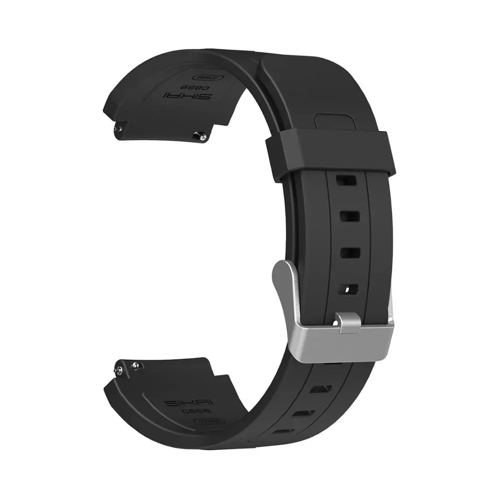 22 мм силиконовый ремешок для часов Huami Amazfit GTR 47 GTS Smart 20 Bip Lite Pace часы Stratos браслет |